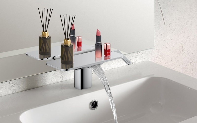 FB2201  4" 單把置物面盆龍頭